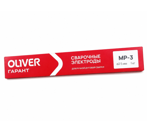Электроды сварочные OLIVER PRO МР-3С 2.5мм. (упак.1 кг.)_Oliver_AZIA