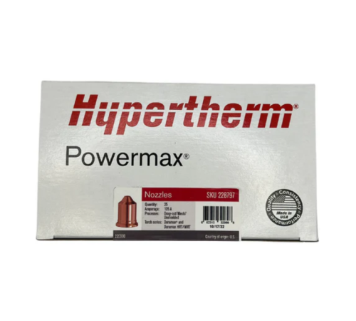 Комплект сопло 105А для резки 220990 (25шт) для РМХ Hypertherm_228797