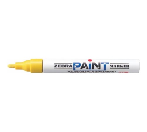 Маркер краска по металлу PAINT MARKER жёлтый 5 мм QJ-716