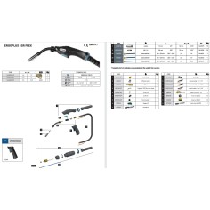 Горелка ERGOPLUS 15R FLEX 5m EURO_Trafimet