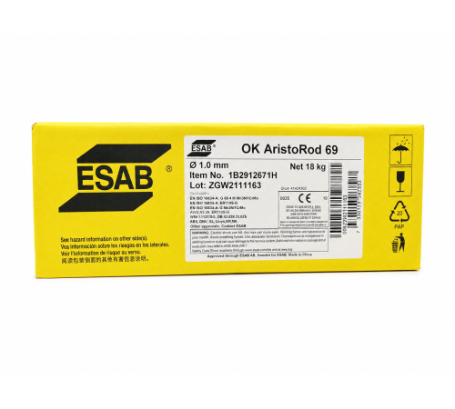 Проволока OK AristoRod 69 1,0 mm 250kg ER110S-G_ESAB