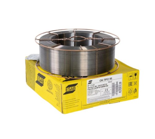 Проволока ESAB ОК ПРО 50 1.2мм (ER70S-6) 18кг  ^