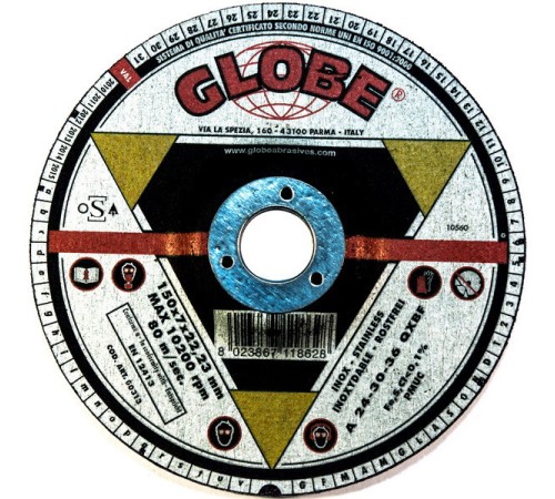 Диск лепестковый конический 125х22.23 Steel and Inox GF Z 40_Globe SOLUT|