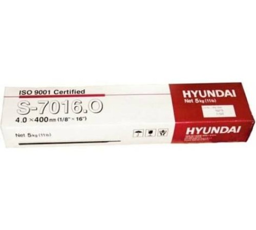 Электроды cварочные Hyundai Welding S-7016.O 4.0мм (5кг)