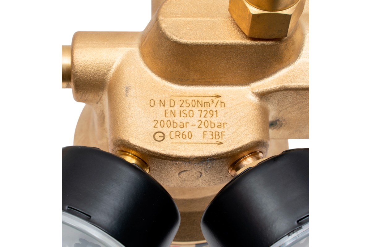 Редуктор рамповый кислородный GCE CR 60 (200/20 бар)