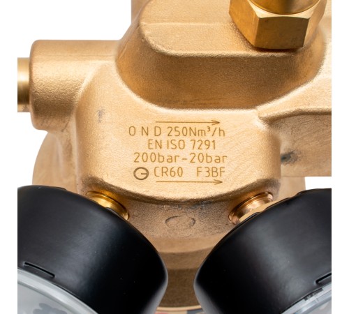 Редуктор рамповый кислородный GCE CR 60 (200/20 бар)