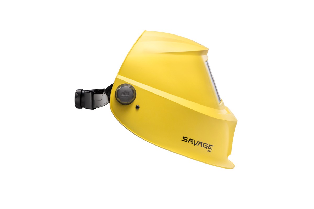 Маска сварщика ESAB Savage A40 желтая, сменные батареи (9-13 DIN)