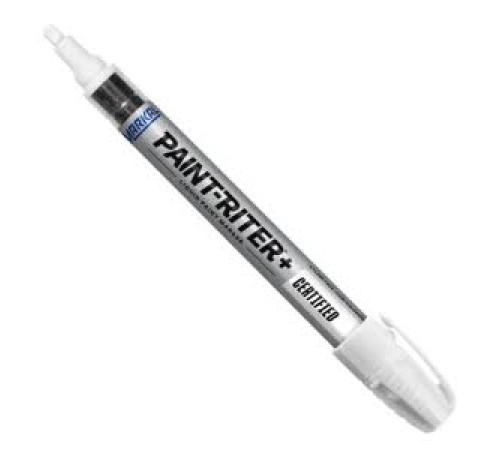 Маркер-краска Paint-Riter+ Certified, WHITE, по нержавейке