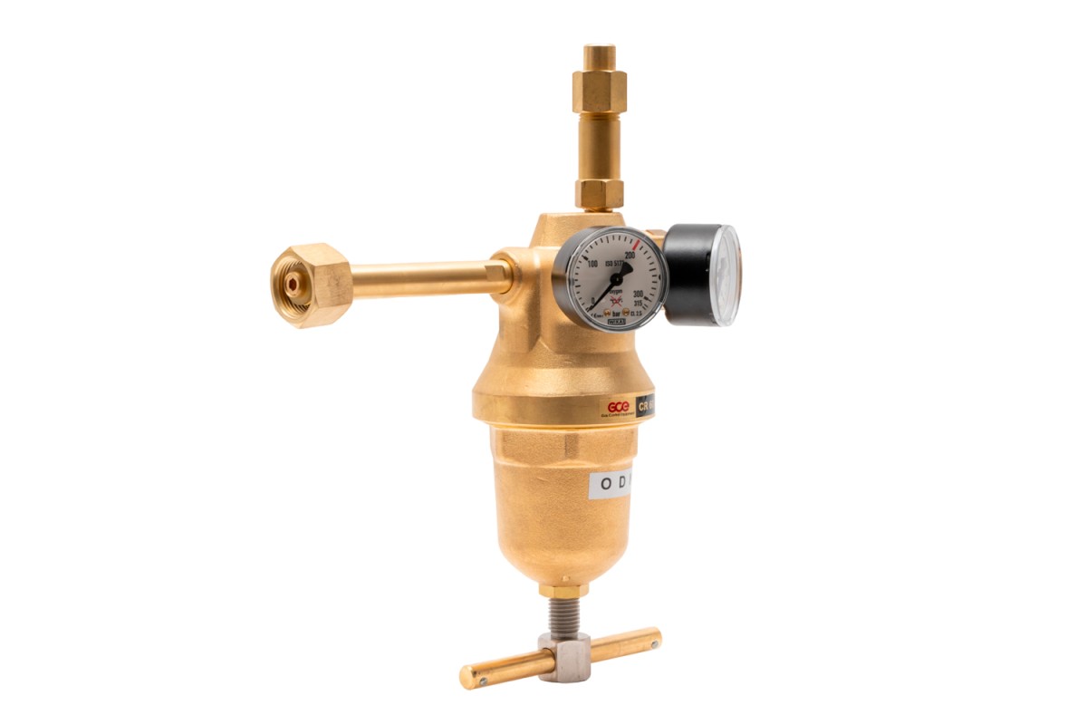 Редуктор рамповый кислородный GCE CR 60 (200/20 бар)