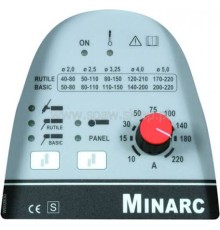 Панель с мембранными кнопками аппарата Minarc 220 W002630