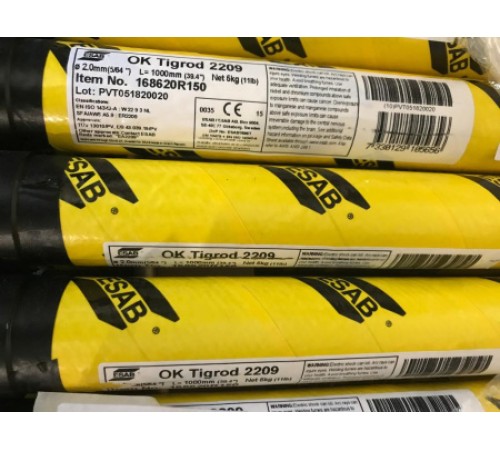 Прутки ESAB OK Tigrod 2209 2.4x1000 mm  (5kg)
