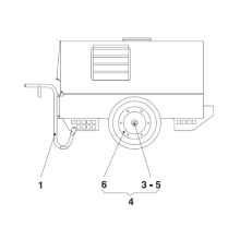 Тележка ручная MOSA СТМ 300 для GE10000/13000SC-SXC, GE 12000/14000SXC, TS 219930130