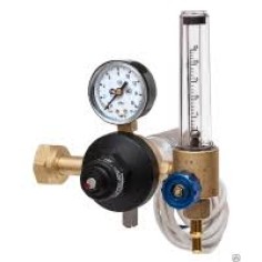 Регулятор расхода газа аргон-углекислота У-30/АР-40 КРП Р 220V  с ротаметром и подогревателем_KRASS