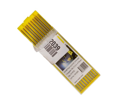Электрод вольфрамовый ESAB 2,4х175 мм WL-15 Золотистый Gold Plus 0151574052