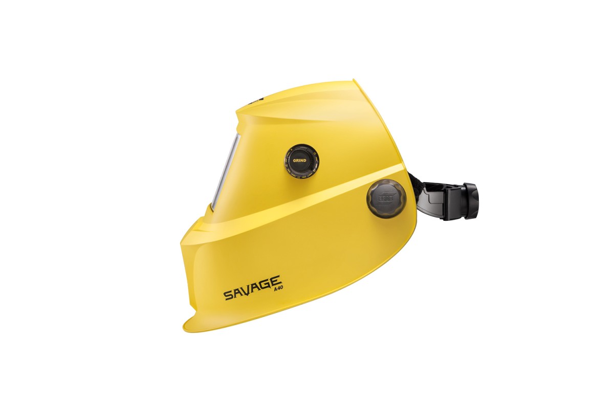 Маска сварщика ESAB Savage A40 желтая, сменные батареи (9-13 DIN)
