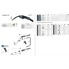 Горелка ERGOPLUS 15R ROTATABLE 45° Std. 5m EURO_Trafimet