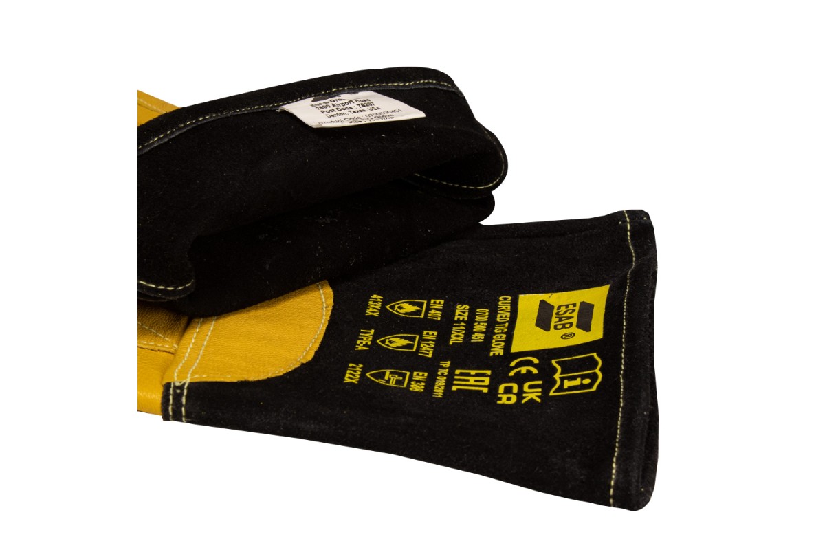 Краги пятипалые изогнутые ESAB Curved Tig XXL