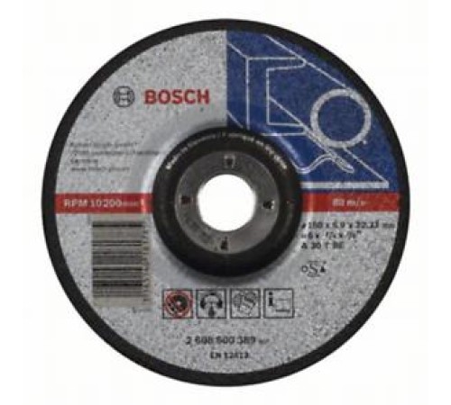 Круг обдирочный BOSCH AZIA Exper по металлу 150Х6 mm выпуклый 2608600389