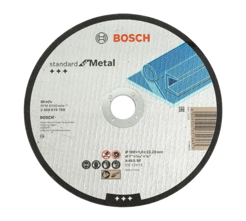 Круг отрезной Standard For Metal 180x1.6 мм BOSCH_2608619769