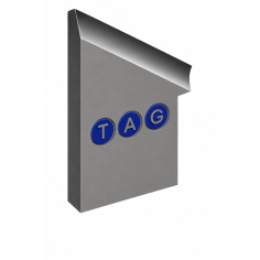 Резец для торцевания 90⁰ для толщины 10мм HEAVY DUTY TAG_CTF9010HD-1 AZIA