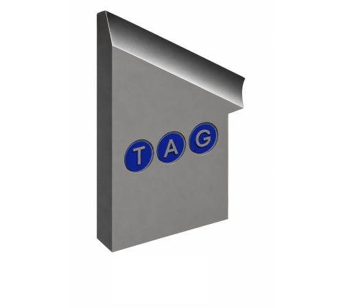 Резец для торцевания 90⁰ для толщины 10мм HEAVY DUTY TAG_CTF9010HD-1 AZIA