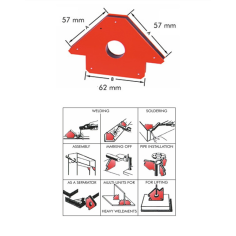 Уголок магнитный Trafimet Group SpA 57X57mm PS-2 F11871
