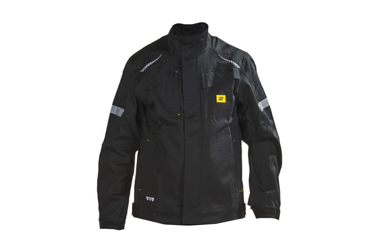 Куртка сварщика ESAB MW2000 FR (чёрная, р. S, рост 164-175 см)