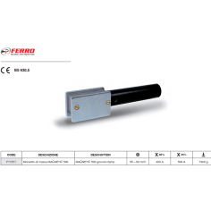 Зажим заземления FERRO AZIA 500А магнитный MAGNETIC 500 F11371