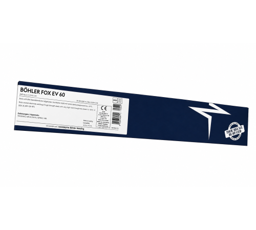 Электроды BOHLER FOX EV 60 2.5x350 VacPac E8018-C3H4R (1,8-14,4 кг)