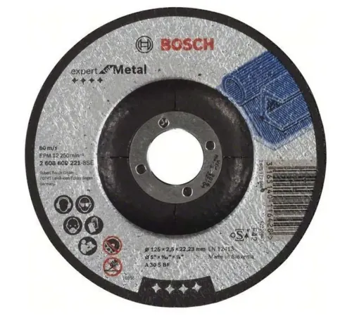 Круг отрезной Expert по металлу 180х3 mm. вогнут,BOSCH_2608600316  AZIA