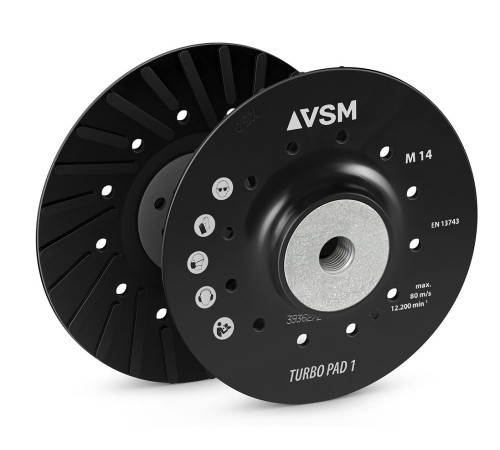 Оправка для фибровых кругов TURBO PAD 1 125mm_VSM