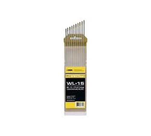 Вольфрам 2,4 TIG (GTAW) LA ELECTRODE WL 15 GOLD 2.4*150BOX10 PCS