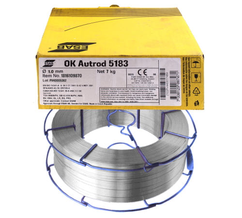 Проволока для алюминия OK Autrod 5183 1,0mm 2kg (ER5183)_ESAB