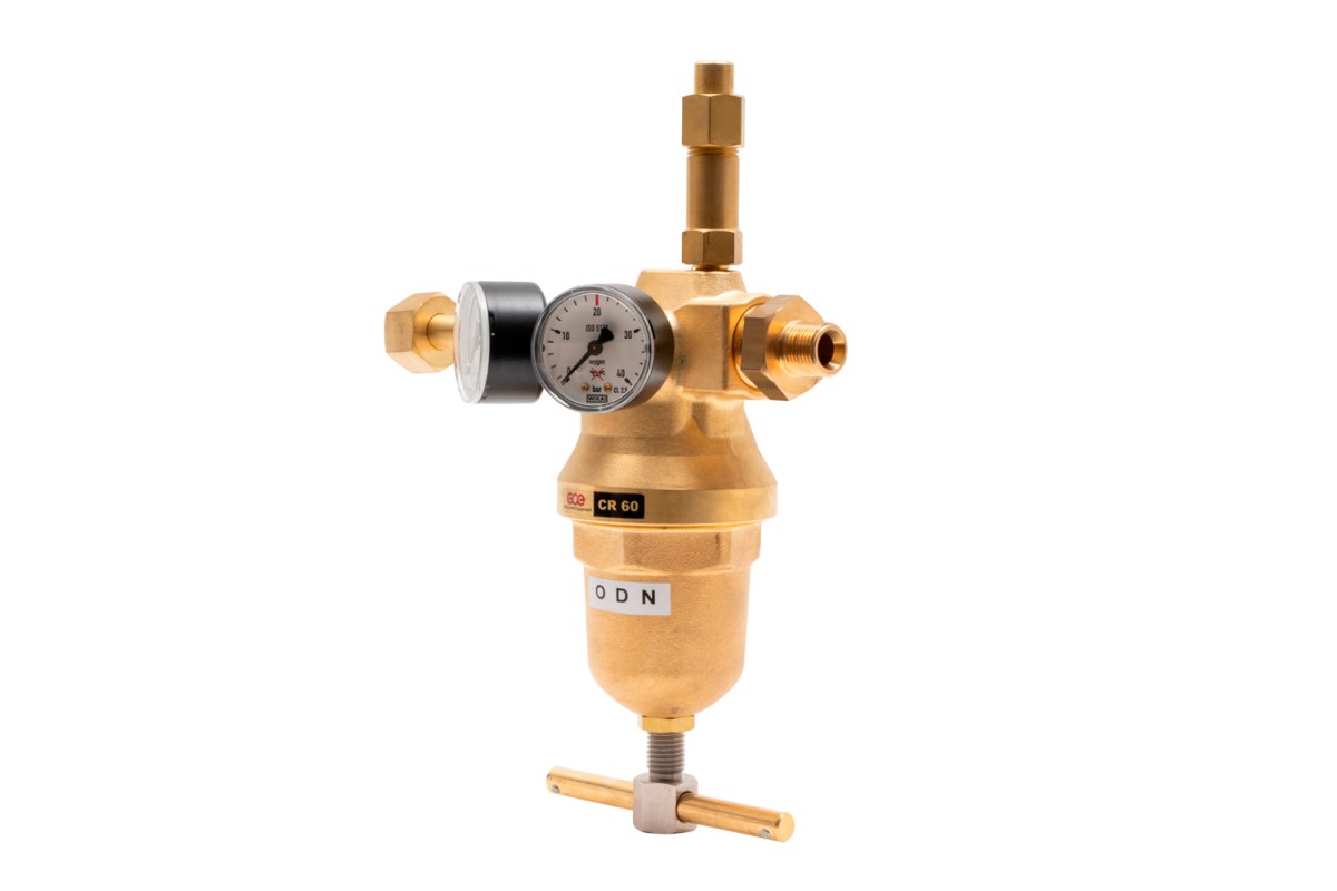 Редуктор рамповый кислородный GCE CR 60 (200/20 бар)