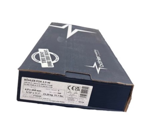 Электроды BOHLER FOX 2,5 Ni 3,2 x 350 mm