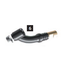 Корпус горелки TORCH HEAD TIG 26 FLEX_Trafimet AZIA