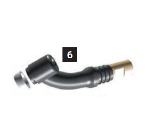 Корпус горелки TORCH HEAD TIG 26 FLEX_Trafimet AZIA