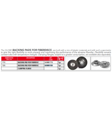 Оправка для фибровых кругов BACKING PAD SANDING DISC 125 _Globe