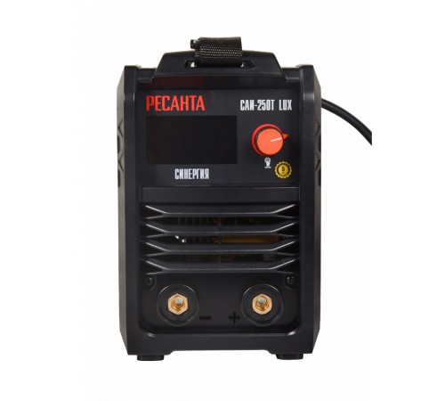 Аппарат сварочный РЕСАНТА САИ-190T LUX (ΜΜΑ, 220 Β, 10-190Α, ΠΗ 70%, 3,3 кг), комплект А 65/70