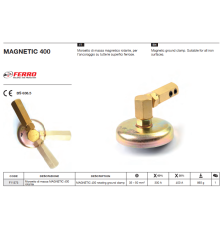 Зажим заземления 400A магнитный вращающийся MAGNETIC 400_FERRO  AZIA