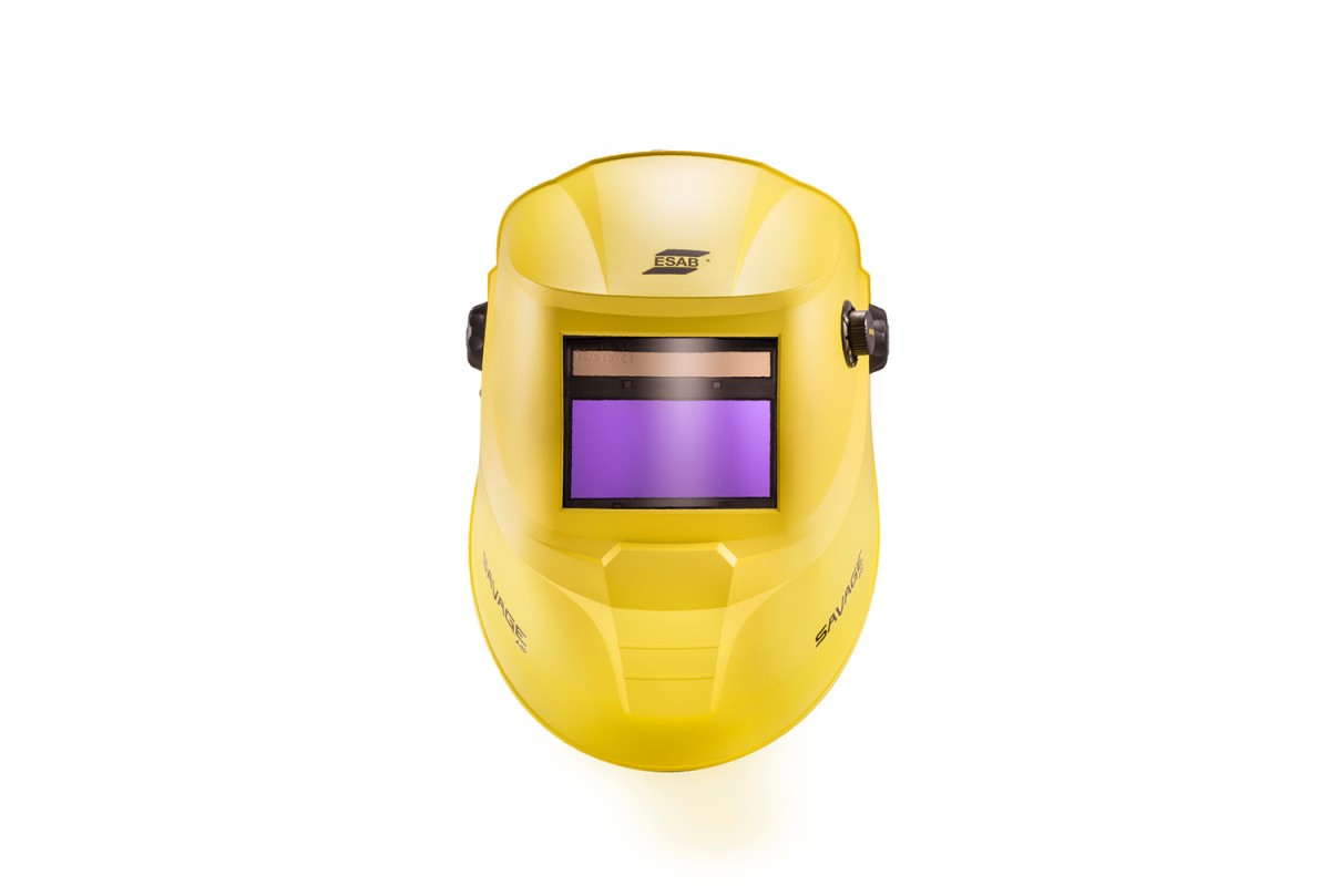 Маска сварщика ESAB Savage A40 желтая, сменные батареи (9-13 DIN)