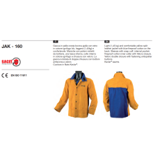 Куртка сварщика спилковая JAK-160 (XL)_SACIT AZIA