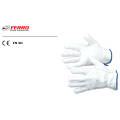 Перчатки рабочие спилковые Ferro COMFORT (s10) (в уп. 12 шт) F20004E
