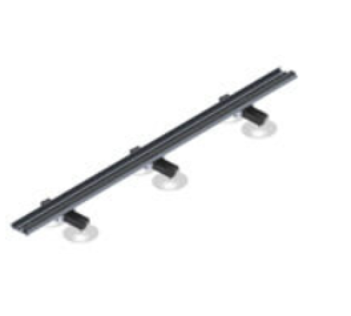 Рейка жесткая WeldProfi Rail (длина 1,5 метр, 8 вакуумных присосок) AZIA