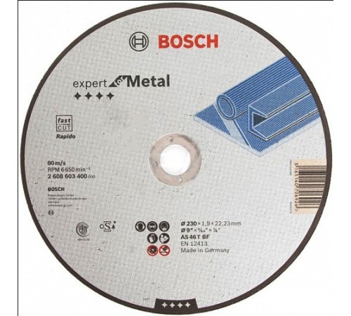 Круг отрезной BOSCH Expert 230x1.9х22.2 mm 2608603400