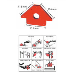 Уголок магнитный Trafimet Group SpA 116X116mm PS-5 F11873