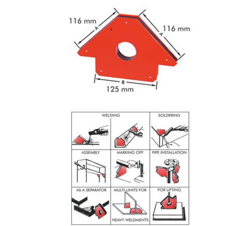 Уголок магнитный Trafimet Group SpA 116X116mm PS-5 F11873