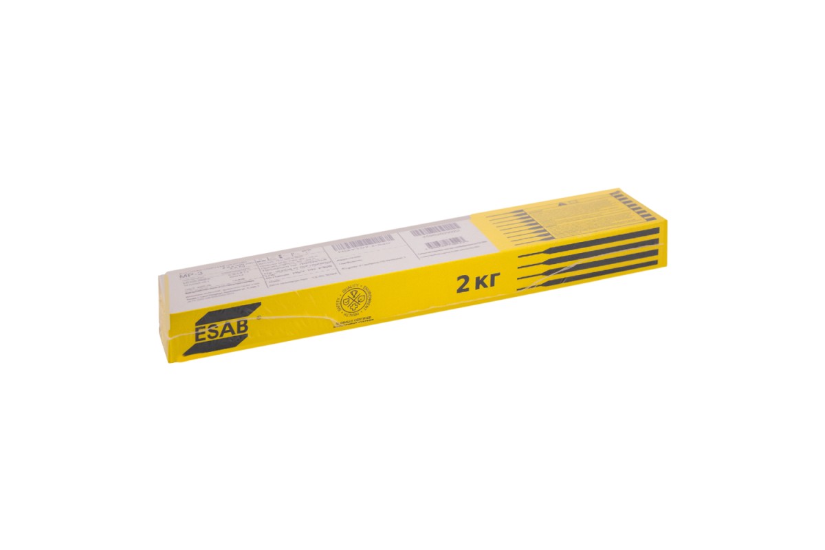 Электроды ESAB МР-3 ф 2,0 мм, пачка 2,0 кг, СВЭЛ
