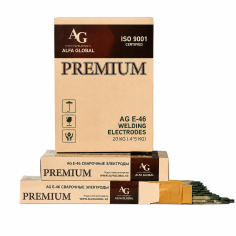 Электроды сварочные AG E-46 PREMIUM d=3,2*350 5 кг