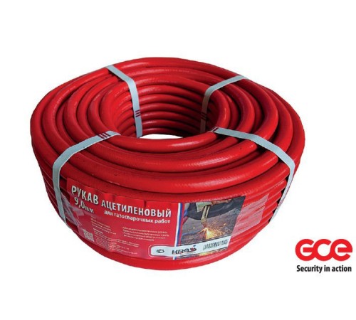 Рукав ацетиленовый ACE 9,0х16,0 mm SM (50m)_RH017000-050 GCE KRASS